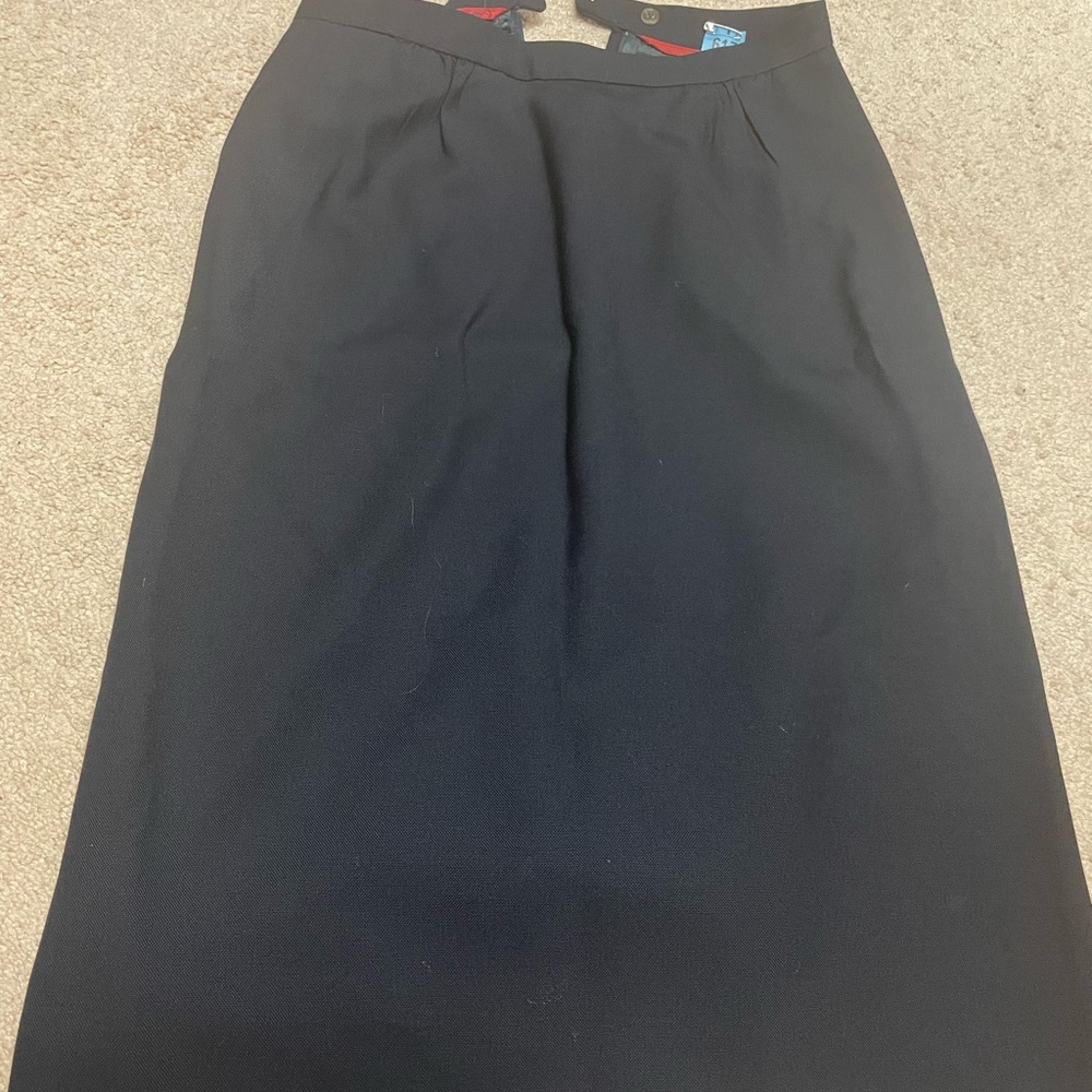 Navy pencil skirt size xs